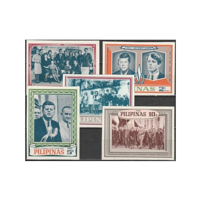 Philippines stamps (1968) for sale. Kennedy family (not issued serie)
