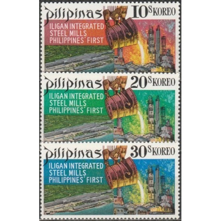 Philippines stamps (1970) for sale. Steel industry