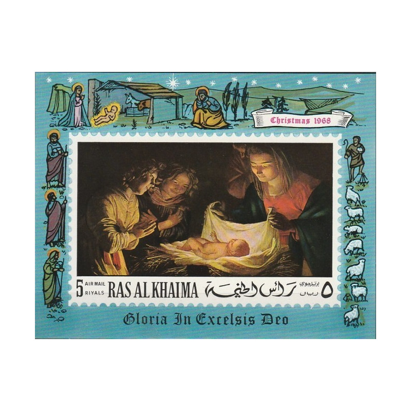 Ras al-Khaima stamps (1968) for sale. Christmas (Religious paintings)