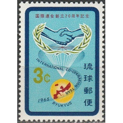 Ryukyu Islands stamps (1965) for sale. International Co-operation Year