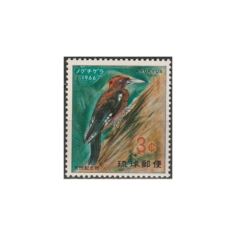 Ryukyu Islands stamps (1966) for sale. Birds