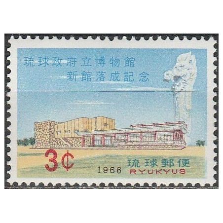 Ryukyu salų pašto ženklai (1966). Vyriausybės muziejus