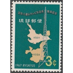 Ryukyu Islands stamps (1967) for sale. Television