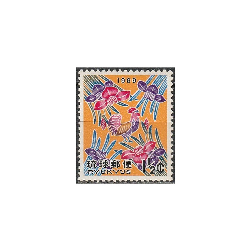 Ryukyu salų pašto ženklai (1968). Kinų naujieji metai