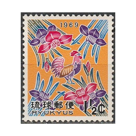 Ryukyu salų pašto ženklai (1968). Kinų naujieji metai