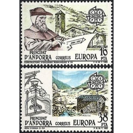 Andoros pašto ženklai (1983). Žmonijos išradimai: inžinerija