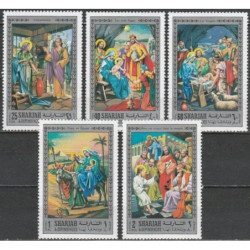 Šardžos pašto ženklai (1970). Kristaus gyvenimas