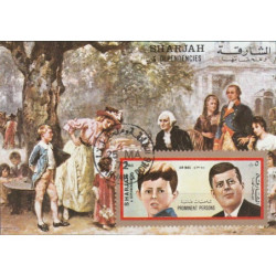 Šardžos pašto ženklai (1972). Džonas Fidžeraldas Kenedis