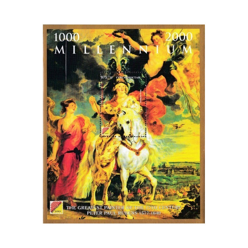 Turkmenistan stamps (1999) for sale. Rubens painting