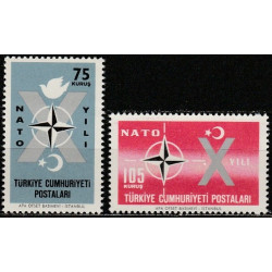 Turkey stamps (1962) for sale. North Atlantic Treaty Organization (NATO)