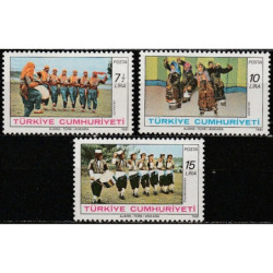 Turkijos pašto ženklai (1981). Šokiai