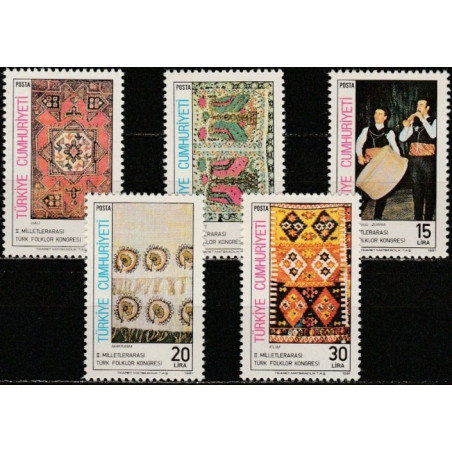 Turkijos pašto ženklai (1981). Folkloras