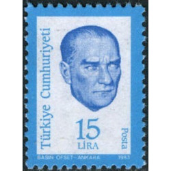 Turkijos pašto ženklai (1983). Prezidentai