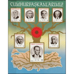 Turkijos pašto ženklai (1987). Prezidentai