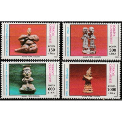 Turkijos pašto ženklai (1989). Skulptūros