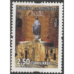 Turkijos pašto ženklai (2015). Architektūra (Izmiras)