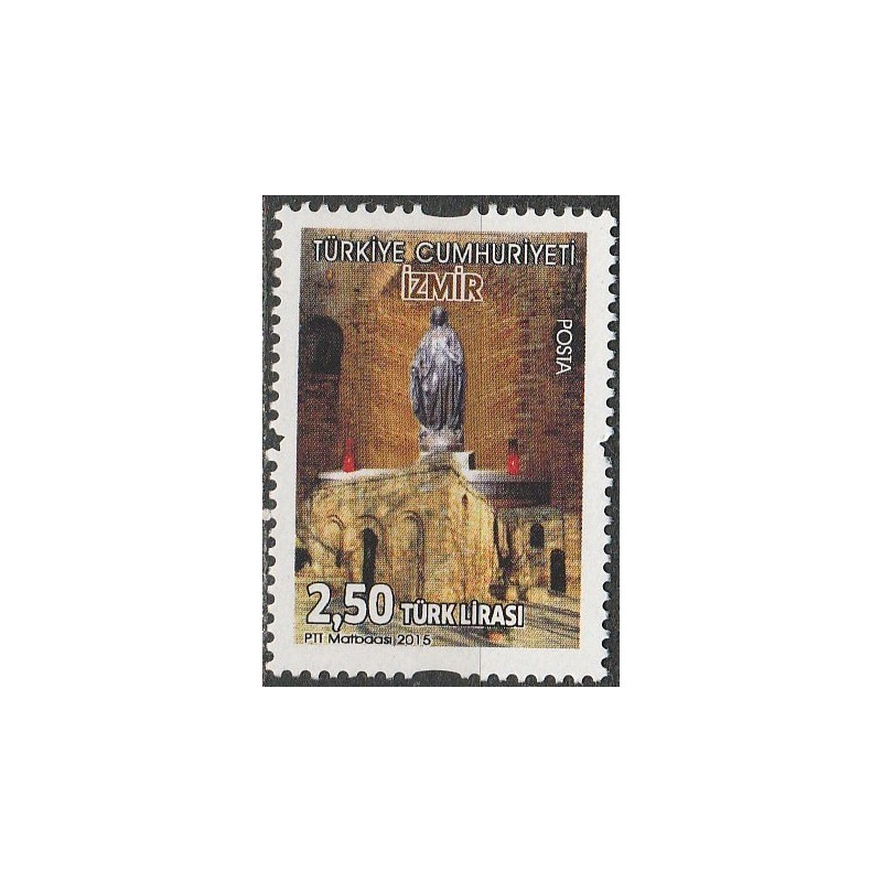 Turkijos pašto ženklai (2015). Architektūra (Izmiras)
