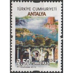 Turkijos pašto ženklai (2015). Architektūra (Antalija)