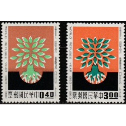 Taivano pašto ženklai (1960). Pasauliniai pabėgėlių metai