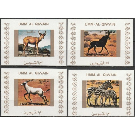 Umm al-Qiwain stamps (1972) for sale. Grazing  mammals - imperforated