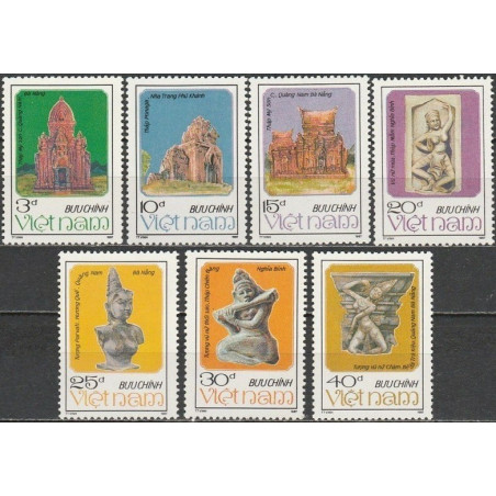 Vietnamo pašto ženklai (1987). Kultūros paveldo paminklai