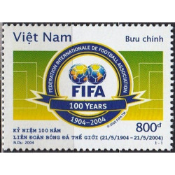 Vietnamo pašto ženklai (2004). FIFA 100 metų