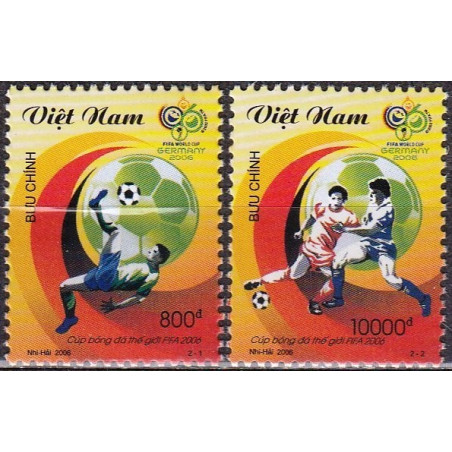 Vietnamo pašto ženklai (2006). FIFA Pasaulio taurė Vokietijoje