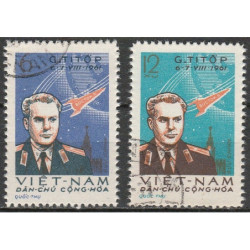 Šiaurės Vietnamo pašto ženklai (1961). Sovietų kosmonautas