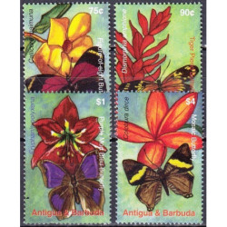 Antigua ir Barbudos pašto ženklai (2007). Drugeliai
