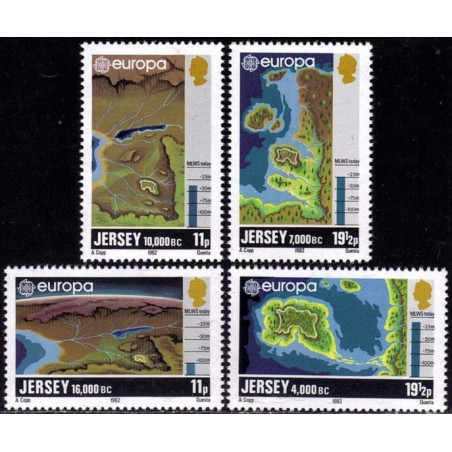Jersey stamps (1982) for sale. Historic Events