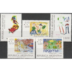 Argentinos pašto ženklai (1986). Vaikų piešiniai