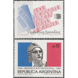 Argentina stamps (1989) for sale. French Revolution anniversary
