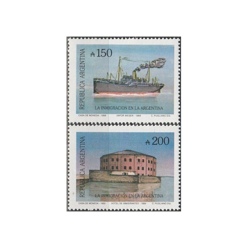 Argentina stamps (1989) for sale. Immigration