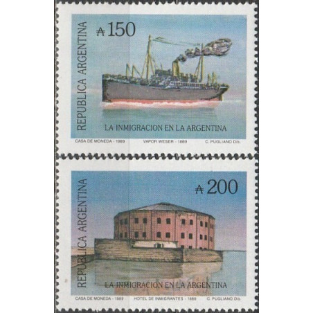Argentina stamps (1989) for sale. Immigration