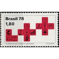 Brazil stamps (1978) for sale. Red Cross