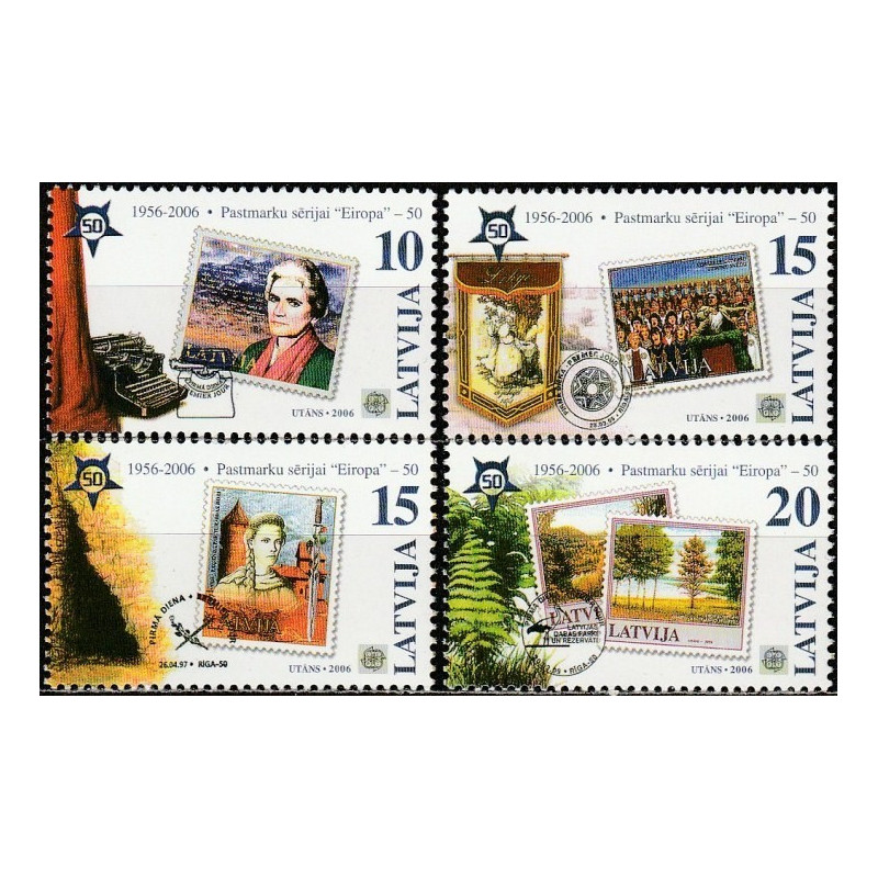 Latvijos pašto ženklai (2006). Pašto istorija, ženklai ženkluose