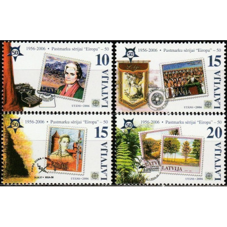 Latvijos pašto ženklai (2006). Pašto istorija, ženklai ženkluose
