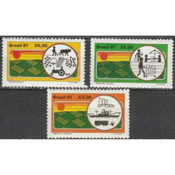 Brazil stamps (1981) for sale. Agriculture and food industry