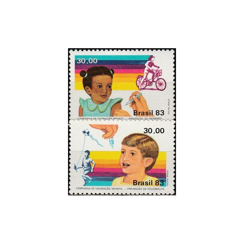 Brazilijos pašto ženklai (1983). Vaikų skiepai