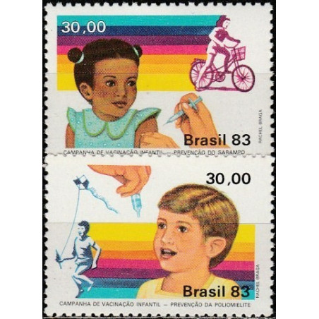 Brazilijos pašto ženklai (1983). Vaikų skiepai