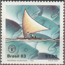 Brazilijos pašto ženklai (1983). Žvejyba, žuvys