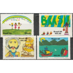 Brazil stamps (1984) for sale. Childrens drawings