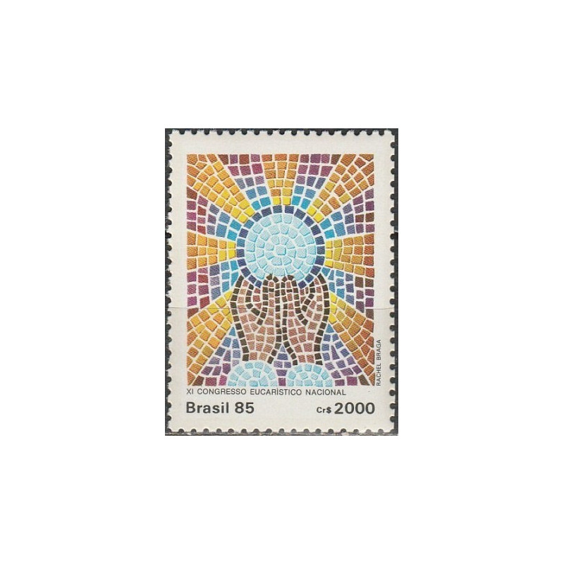 Brazilijos pašto ženklai (1985). Eucharistinis kongresas