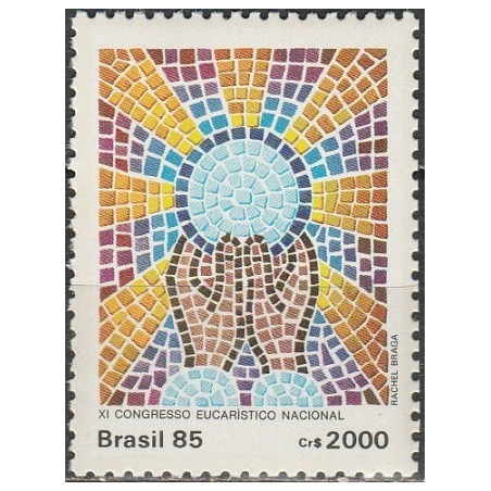 Brazilijos pašto ženklai (1985). Eucharistinis kongresas