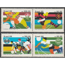 Brazilijos pašto ženklai (1988). Futbolo klubai