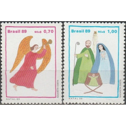 Brazilijos pašto ženklai (1989). Kalėdos