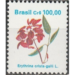Brazilijos pašto ženklai (1990). Gėlės