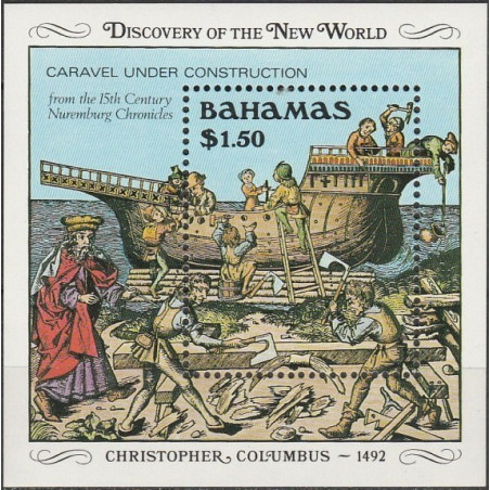 Bahamas stamps (1989) for sale. Discovery of the New World