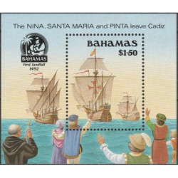 Bahamas stamps (1990) for sale. Discovery of the New World (Columbus ships)