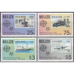 Belizo pašto ženklai (2006). Europa CEPT ženklams 50 metų